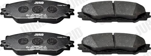 Jurid 572598J - Brake Pad Set, disc brake www.autospares.lv