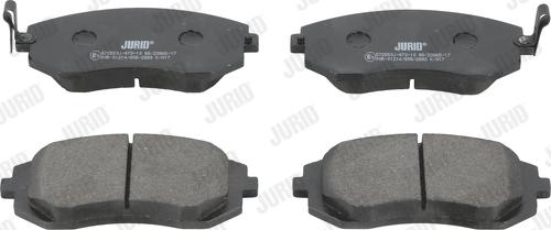 Jurid 572550J - Brake Pad Set, disc brake www.autospares.lv