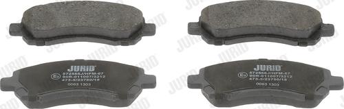 Jurid 572566J - Brake Pad Set, disc brake www.autospares.lv