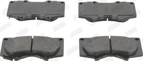 Jurid 572515J - Тормозные колодки, дисковые, комплект www.autospares.lv