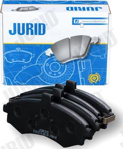 Jurid 572513J-D - Bremžu uzliku kompl., Disku bremzes www.autospares.lv