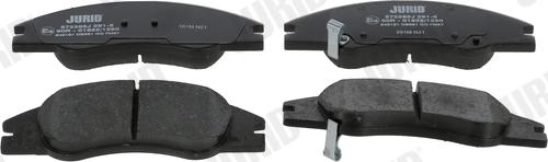 Jurid 572585J - Brake Pad Set, disc brake www.autospares.lv