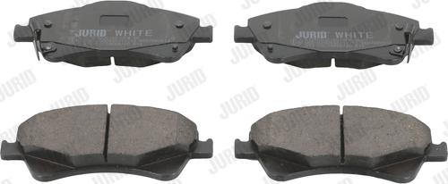 Jurid 572600JC - Bremžu uzliku kompl., Disku bremzes www.autospares.lv