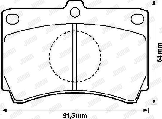 Jurid 572143J - Bremžu uzliku kompl., Disku bremzes www.autospares.lv