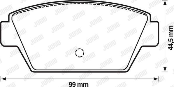 Jurid 572159J - Bremžu uzliku kompl., Disku bremzes autospares.lv