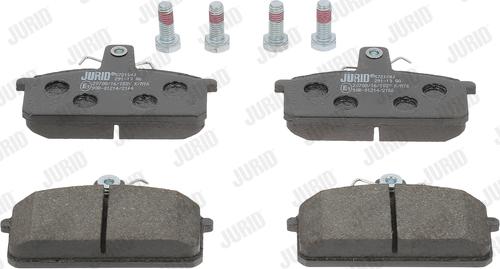 Jurid 572104J - Brake Pad Set, disc brake www.autospares.lv