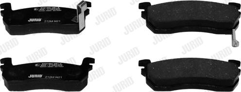 Jurid 572189J - Bremžu uzliku kompl., Disku bremzes www.autospares.lv