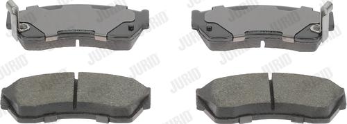 Jurid 572179J - Тормозные колодки, дисковые, комплект www.autospares.lv