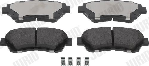 Jurid 572392J - Brake Pad Set, disc brake www.autospares.lv