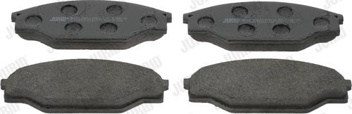 Jurid 572363J - Brake Pad Set, disc brake www.autospares.lv