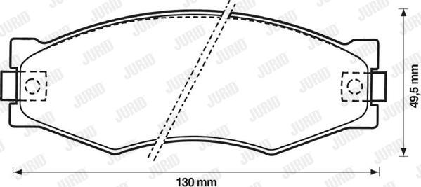 Jurid 572313J - Brake Pad Set, disc brake www.autospares.lv