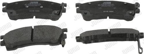 Jurid 572325J - Brake Pad Set, disc brake www.autospares.lv