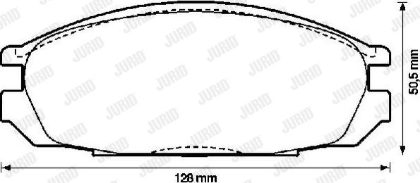 Jurid 572290J - Bremžu uzliku kompl., Disku bremzes autospares.lv