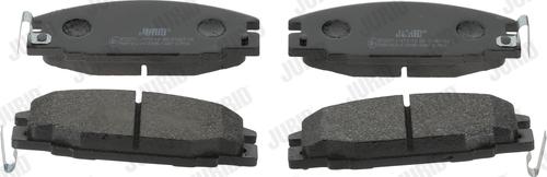 Jurid 572271J - Тормозные колодки, дисковые, комплект www.autospares.lv