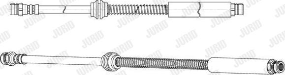 Jurid 173196J - Bremžu šļūtene autospares.lv