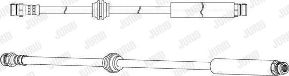 Jurid 173197J - Bremžu šļūtene autospares.lv