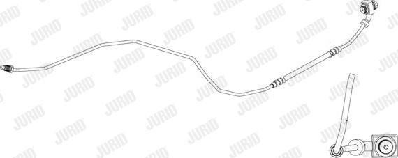 Jurid 173205J - Bremžu šļūtene www.autospares.lv