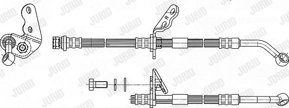 Jurid 172940J - Bremžu šļūtene www.autospares.lv