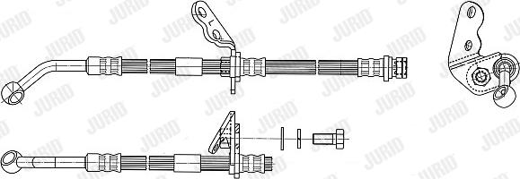 Jurid 172941J - Bremžu šļūtene www.autospares.lv