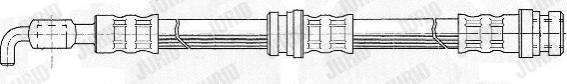 Jurid 172473J - Bremžu šļūtene www.autospares.lv