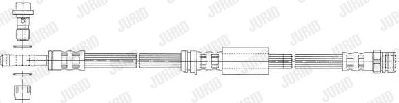 Jurid 172667J - Bremžu šļūtene www.autospares.lv