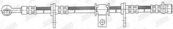 Jurid 172676J - Bremžu šļūtene www.autospares.lv