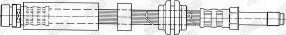 Jurid 172048J - Bremžu šļūtene www.autospares.lv