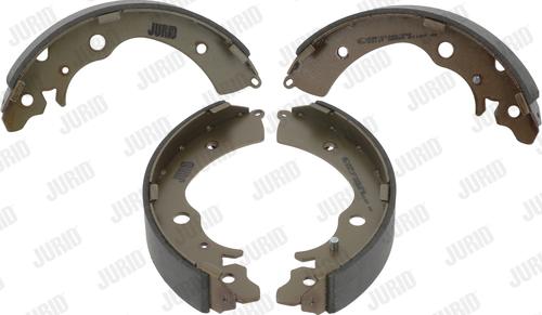 Jurid 361457J - Комплект тормозных колодок, барабанные www.autospares.lv