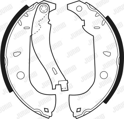 Jurid 361429J - Bremžu loku komplekts autospares.lv