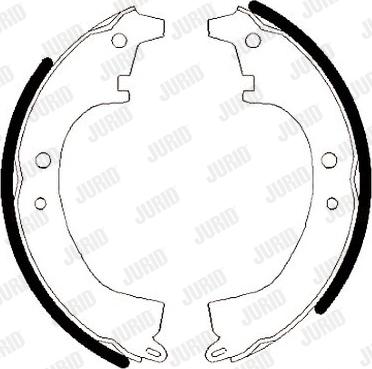 Jurid 361091J - Brake Shoe Set www.autospares.lv