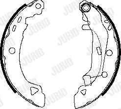 Jurid 361052J - Bremžu loku komplekts www.autospares.lv