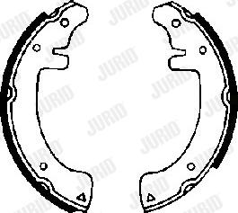 Jurid 361069J - Bremžu loku komplekts www.autospares.lv