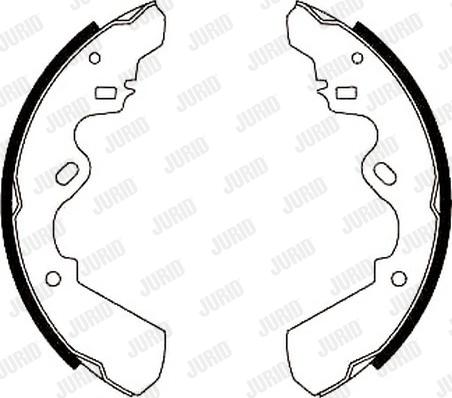 Jurid 361395J - Brake Shoe Set www.autospares.lv