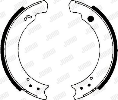 Jurid 361348J - Bremžu loku komplekts www.autospares.lv