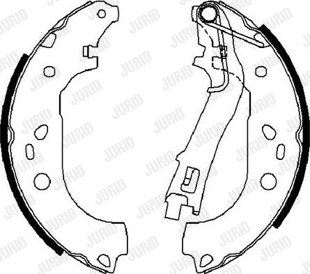 Jurid 362479J - Bremžu loku komplekts www.autospares.lv