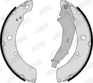 Jurid 362664J - Brake Shoe Set www.autospares.lv