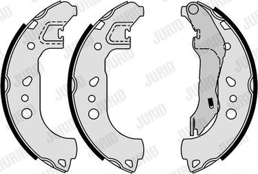 Jurid 362629J - Bremžu loku komplekts autospares.lv