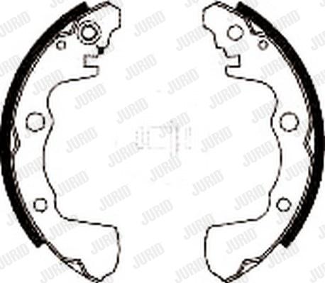 Jurid 362015J - Bremžu loku komplekts www.autospares.lv