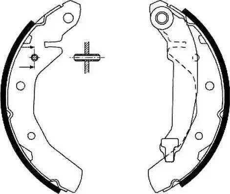 Parts-Mall PLC-E01 - Bremžu loku komplekts www.autospares.lv