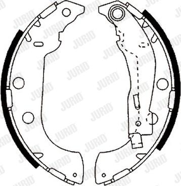 Jurid 362359J - Bremžu loku komplekts www.autospares.lv