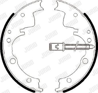 Jurid 362314J - Bremžu loku komplekts www.autospares.lv