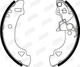 Jurid 362313J - Bremžu loku komplekts www.autospares.lv