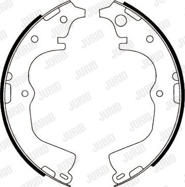 Jurid 362339J - Brake Shoe Set www.autospares.lv