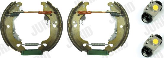 Jurid 381430J - Brake Shoe Set www.autospares.lv