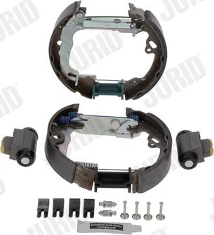 Jurid 381438J - Brake Shoe Set www.autospares.lv