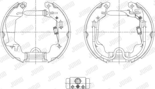 Jurid 381432J - Bremžu loku komplekts www.autospares.lv