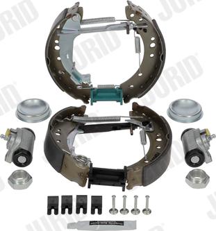 Jurid 381425J - Brake Shoe Set www.autospares.lv