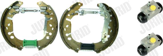 Jurid 381503J - Brake Shoe Set www.autospares.lv