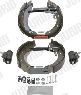 Jurid 381388J - Brake Shoe Set www.autospares.lv