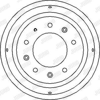 Jurid 329064J - Bremžu trumulis www.autospares.lv